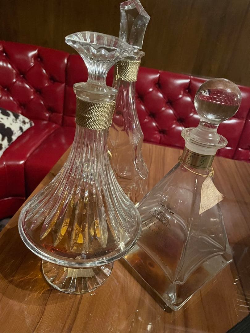 バカラ　デキャンター3本 ポールジロー