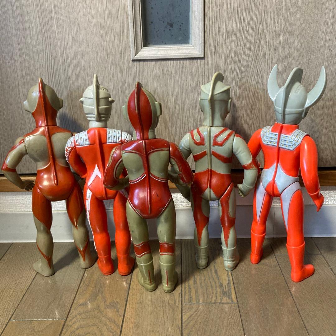 ウルトラマン ソフビ ５体セット ブルマァク マルサン