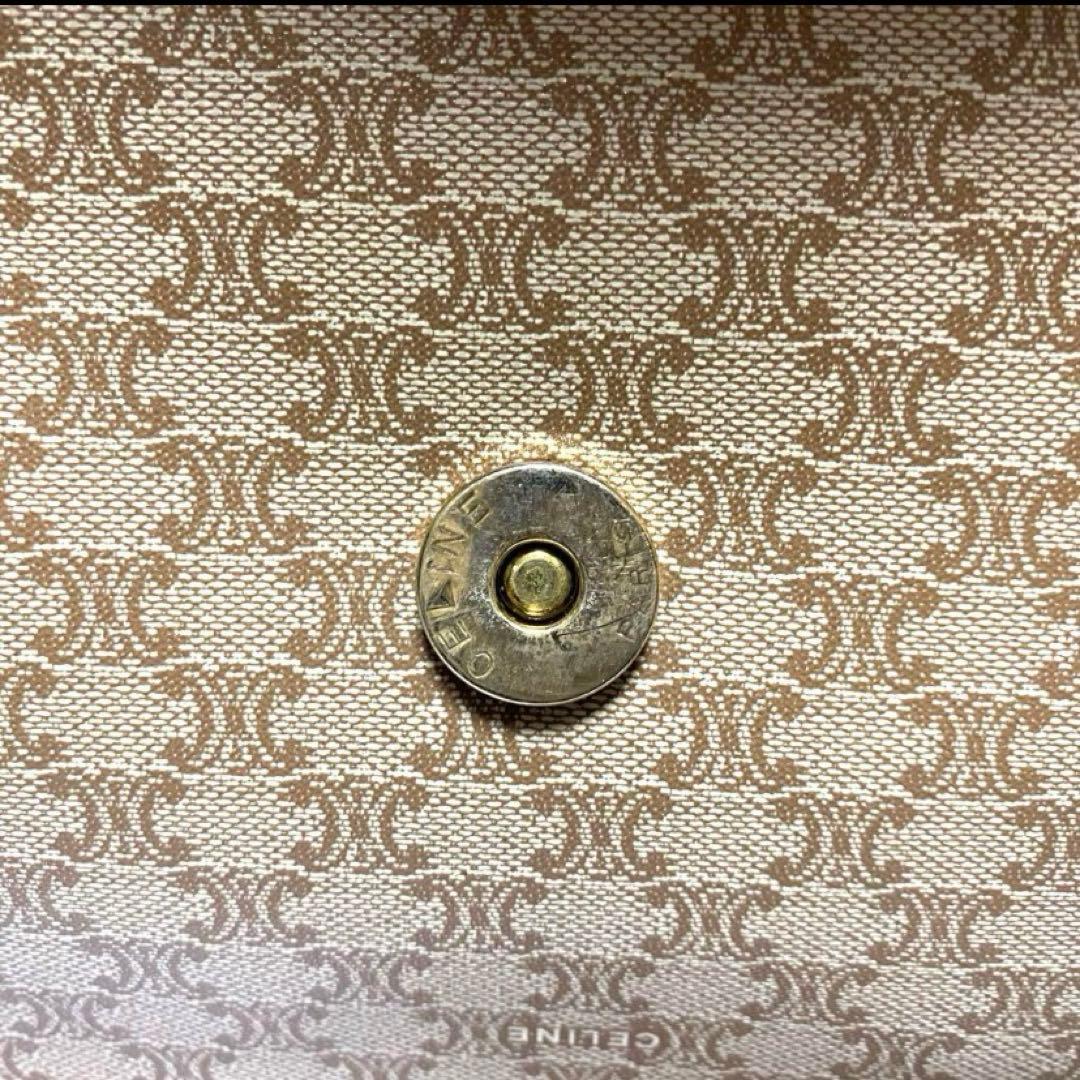 【美品✨】CELINEセリーヌ ショルダーバッグ マカダム柄 ブラウントリオンフ