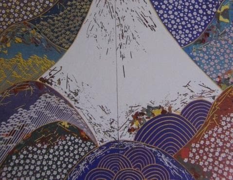 平松礼二、【春山水・ジャポン】、希少な額装用画集より、新品額装付、状態良好