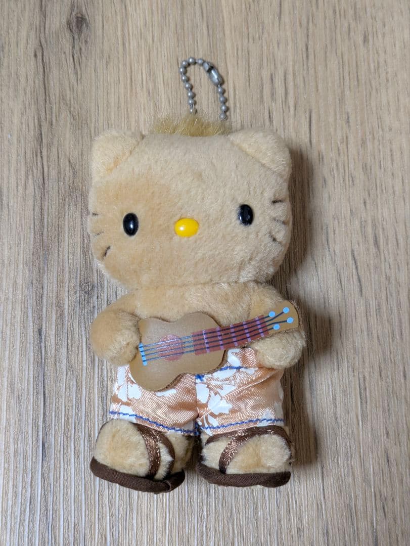 日焼けキティ＆ダニエル ぬいぐるみキーホルダー