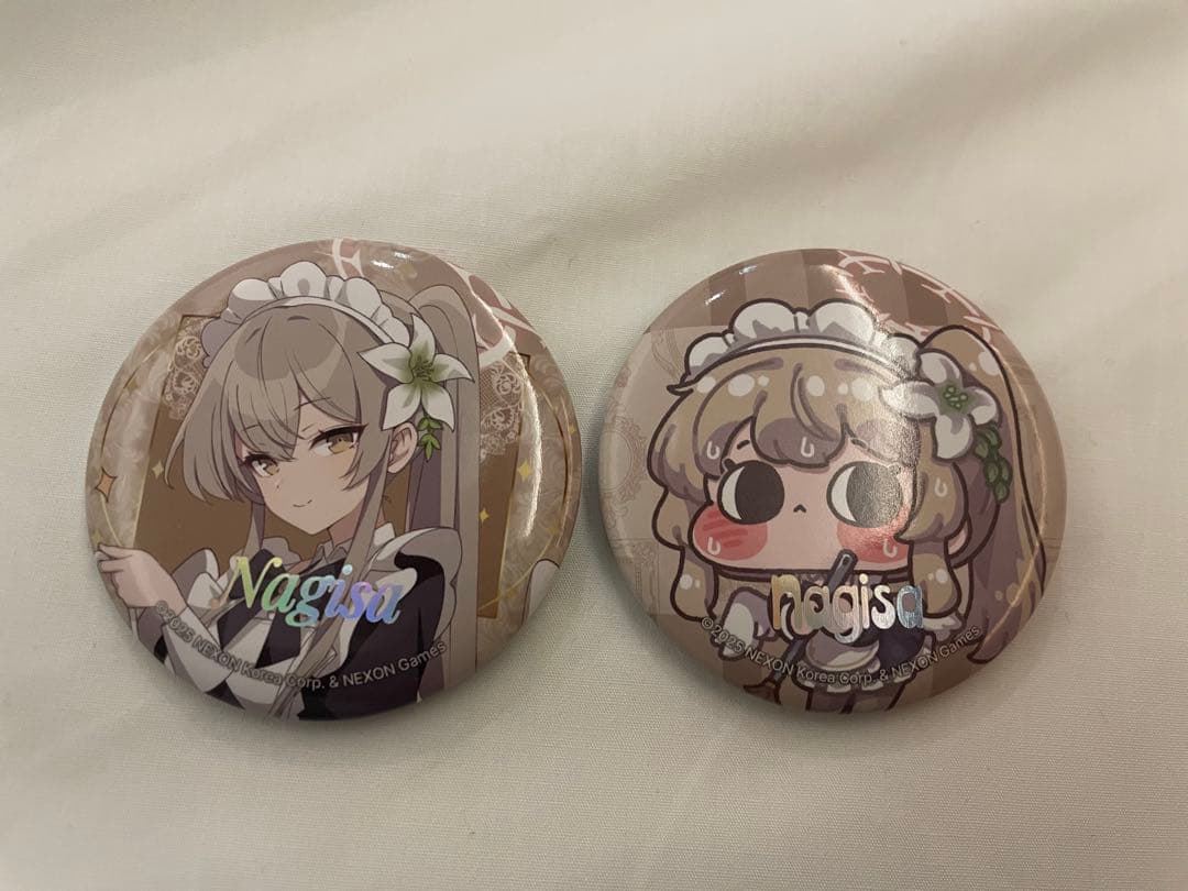 5セット　ブルーアーカイブ ブルアカ 韓国　限定 ランダム　缶バッジ　ナギサ