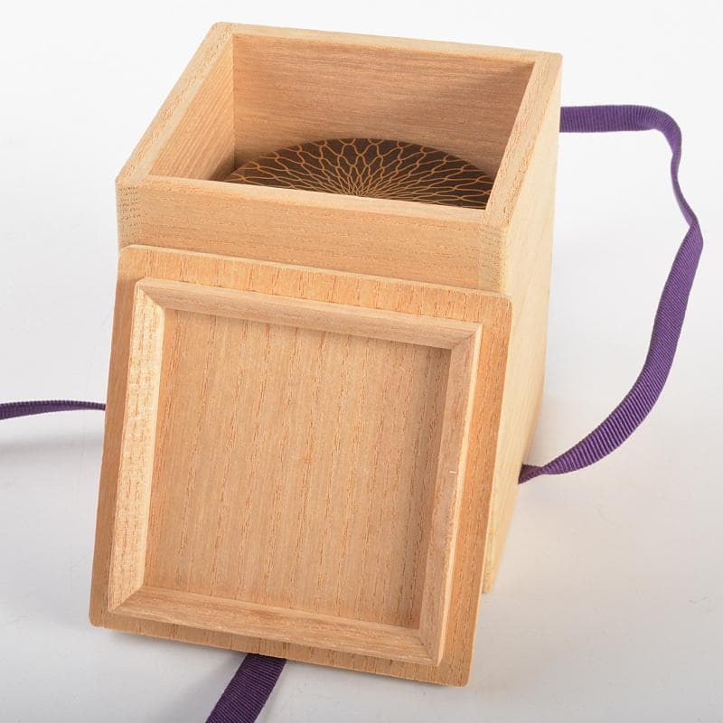 茶道具　山中塗　塗師　辻石斎造　網目宝尽蒔絵　金輪寺　棗　共布共箱　YR6861