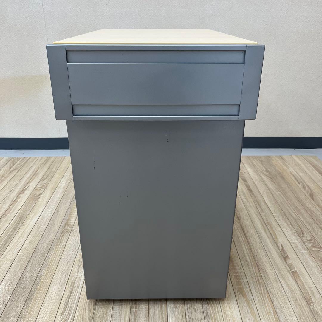 オカムラ 両ラウンドデスク 3段サイドデスクセット★メインデスク別出品セット販売