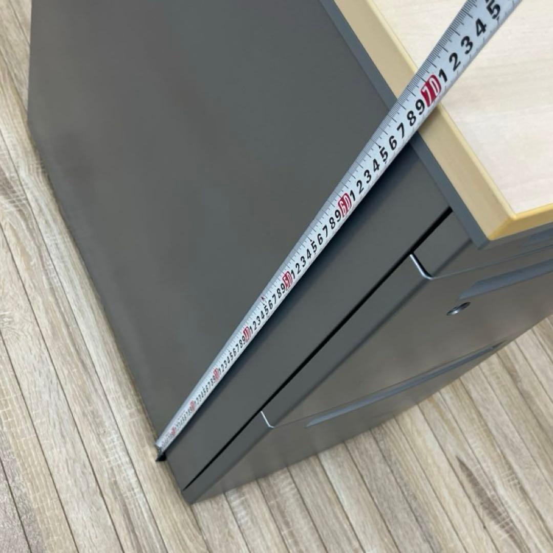 オカムラ 両ラウンドデスク 3段サイドデスクセット★メインデスク別出品セット販売