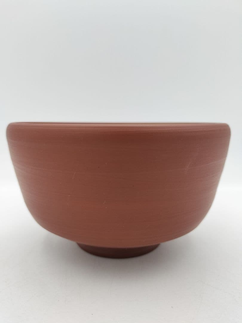 c249 朱泥茶碗 玉翠軒 国三窯　渡辺国三 木箱 茶道具 古物