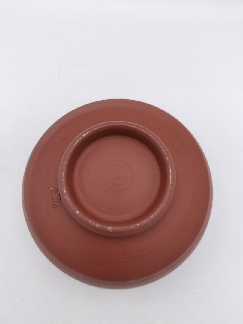 c249 朱泥茶碗 玉翠軒 国三窯　渡辺国三 木箱 茶道具 古物