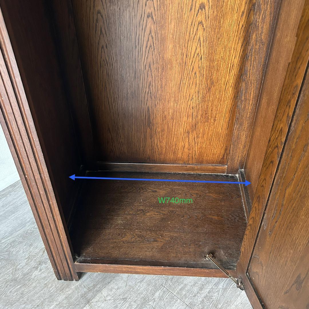 イギリス アンティーク家具 ホールローブ ワードローブ 1930年頃 757A