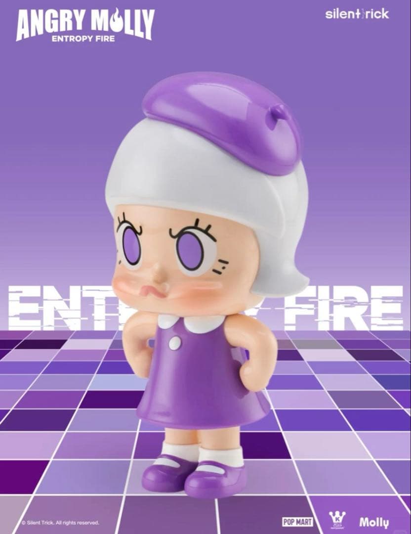 その他 POPMART ANGRY MOLLY ENTROPY FIRE