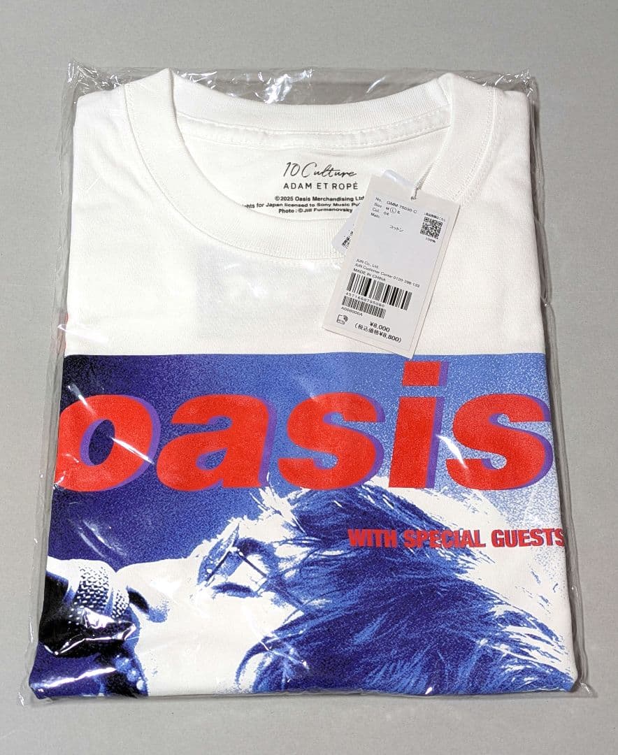 オアシス oasis 10Culture アダム・エ・ロペ Tシャツ Lサイズ