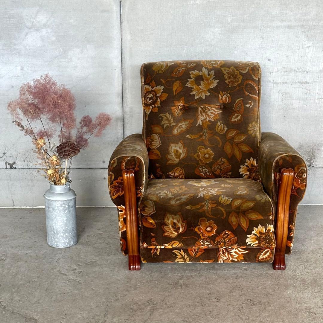 ꧁✿✿✿꧂金華山 ヴィンテージ 70s ミッドセンチュリー ソファー꧁✿✿✿꧂