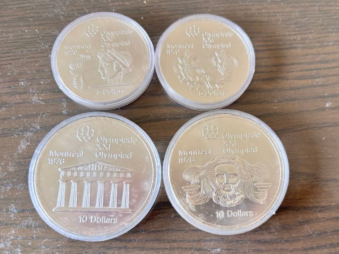 1976年モントリオールオリンピック記念硬貨セット　箱付き