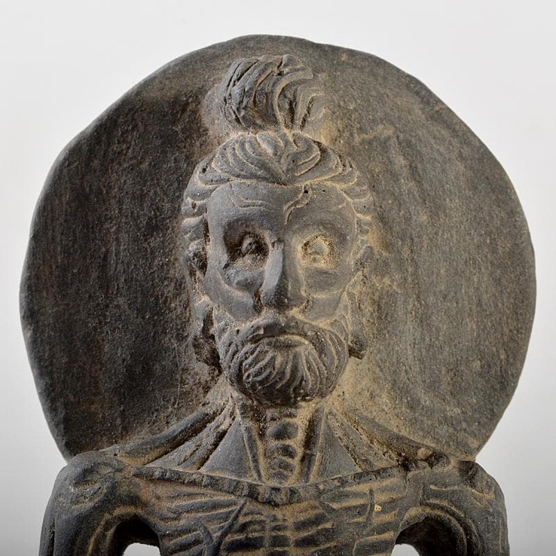 仏教美術　泥仏　即身仏　仏像　置物　V　R5719