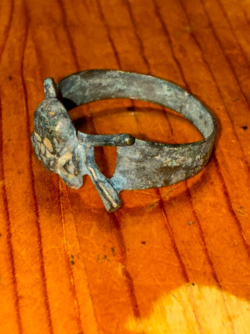 ビンテージ　スカル　髑髏　骸骨　リング　ネイバーフッド　ミッドセンチュリー