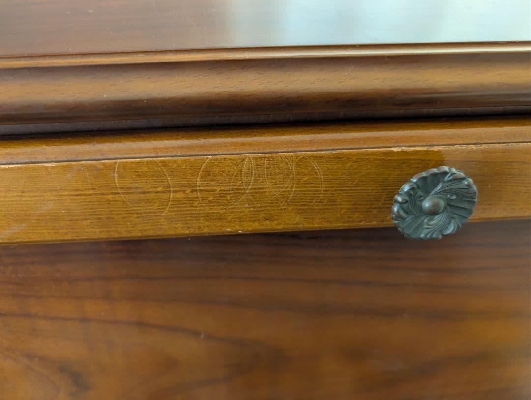 【カリモク】文机　木製アンティーク