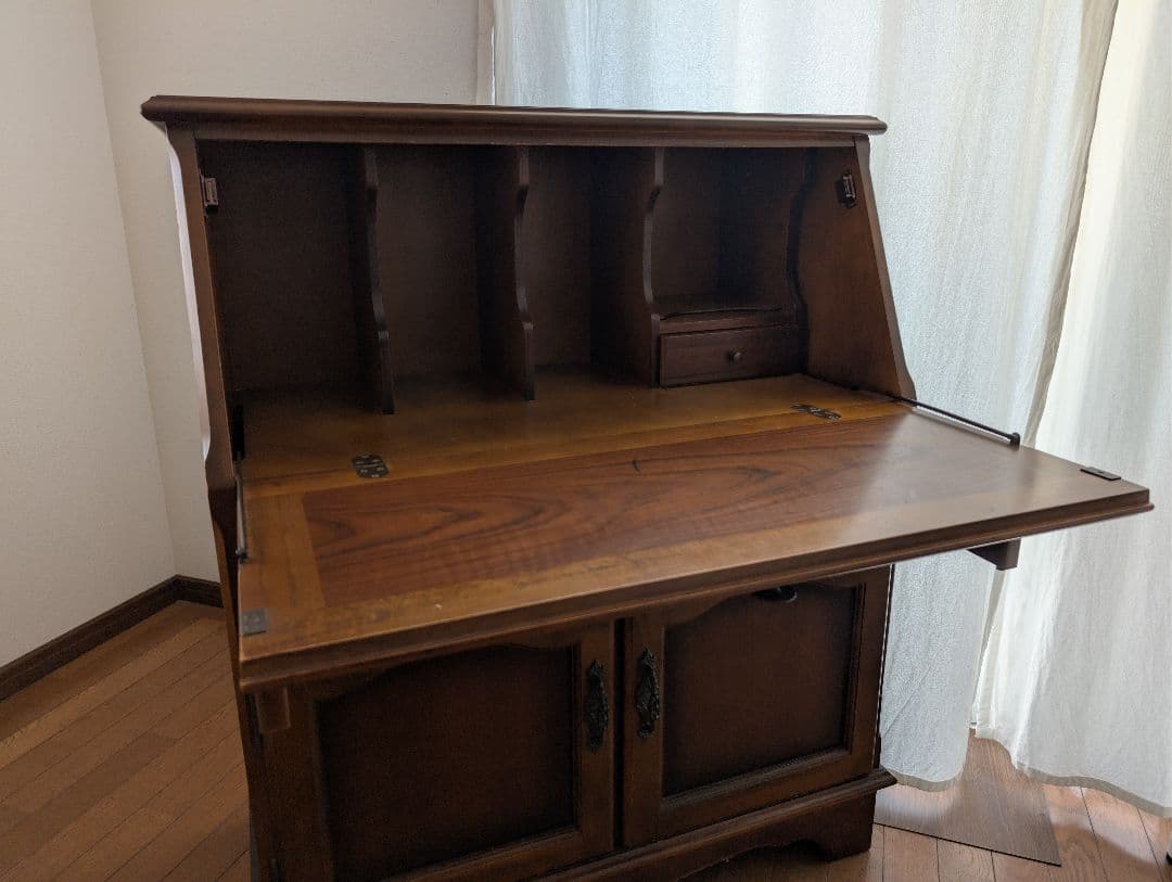 【カリモク】文机　木製アンティーク