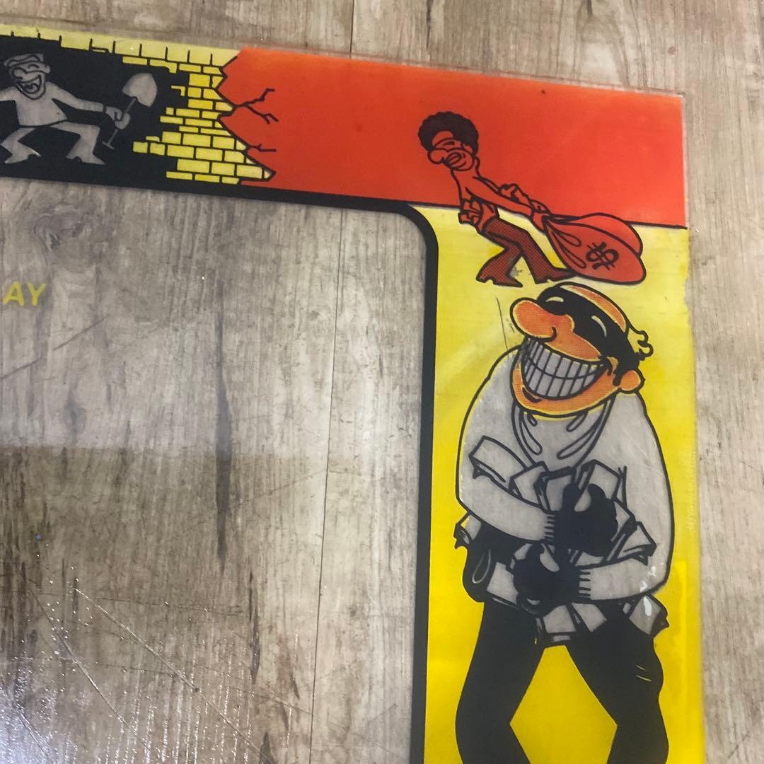 ID:7464 昭和レトロ　ゲーム筐体パネル　当時物