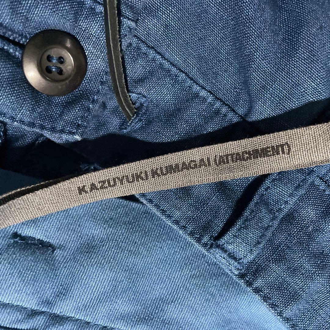 美品　名作　カズユキクマガイ　アタッチメント　リネン　カーゴ　サルエルパンツ