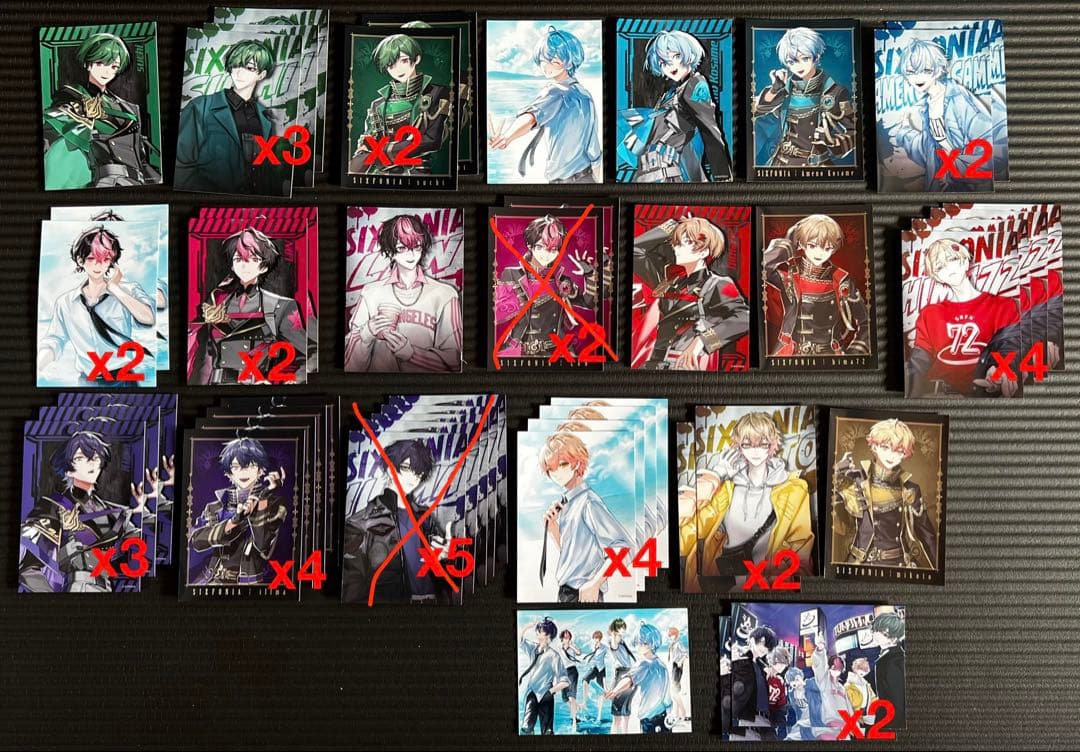 【バラ売り可】シクフォニ SIXFONIA ブロマイドまとめ売り39枚