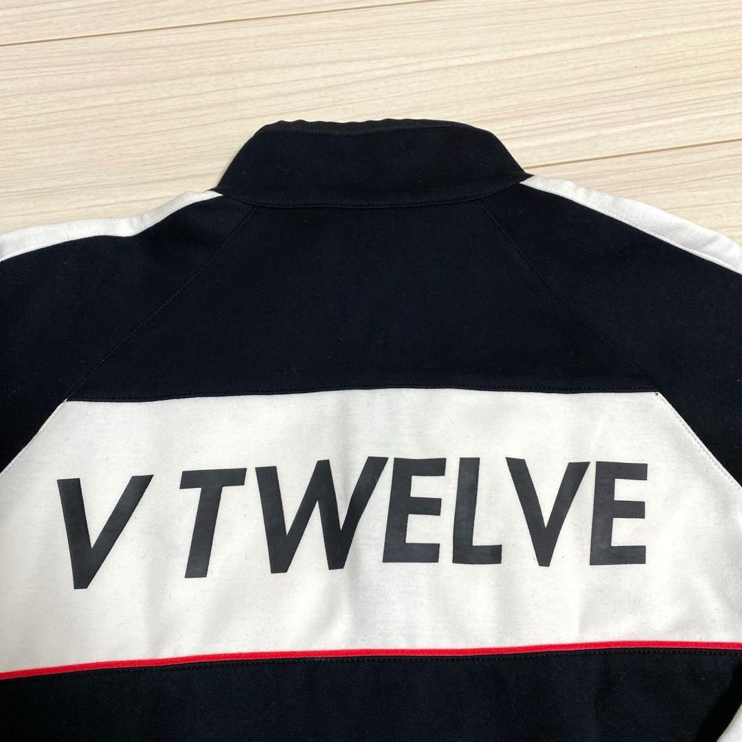 V12 ダブルジップブルゾン　ジャケット　ゴルフウェア　ブラック