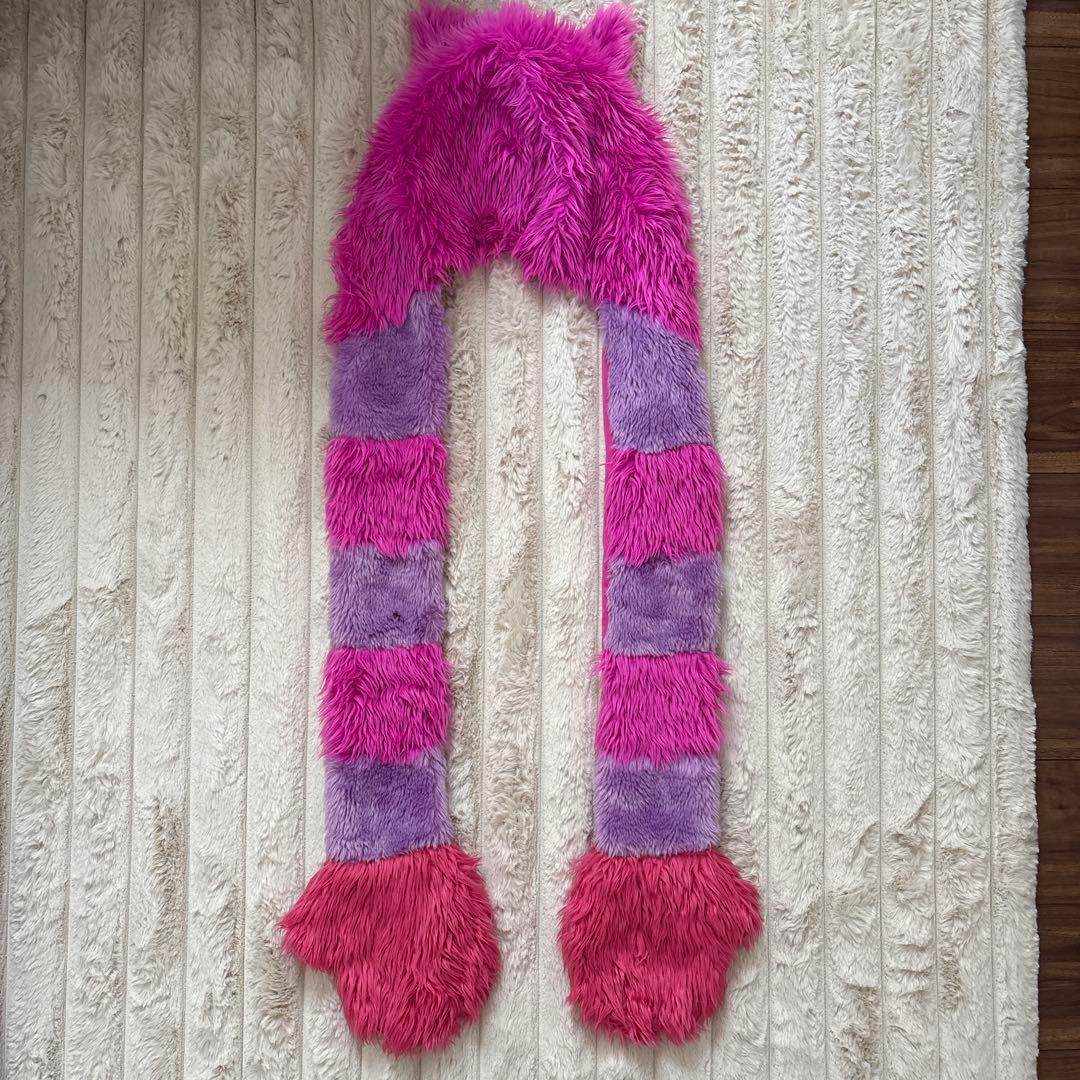 チェシャ猫 マフラーキャップ ディズニー