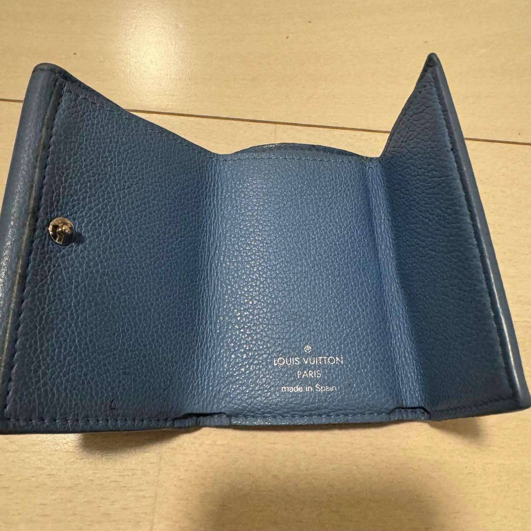 Louis Vuitton 三つ折り財布 ブルー