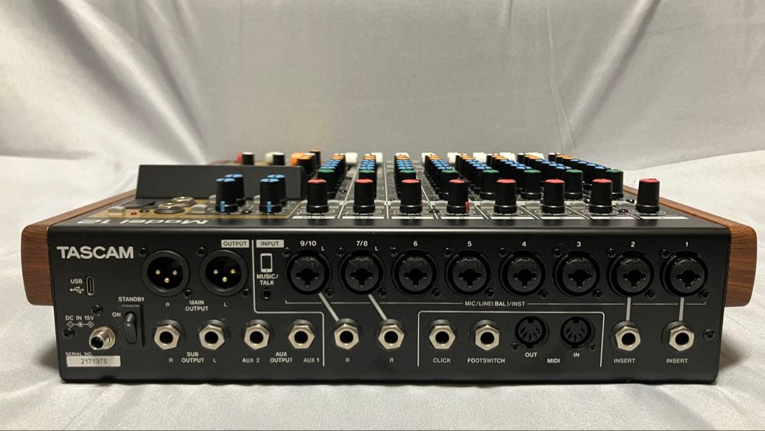 新品同様 TASCAM Model 12 ミキサー・MTR（付属品揃・元箱あり）