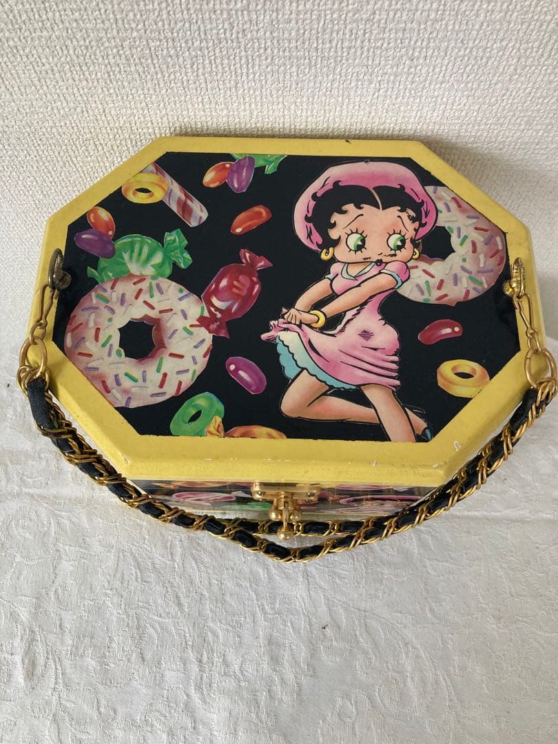 Bettyちゃんの、木製バック！！ヴィンテージ