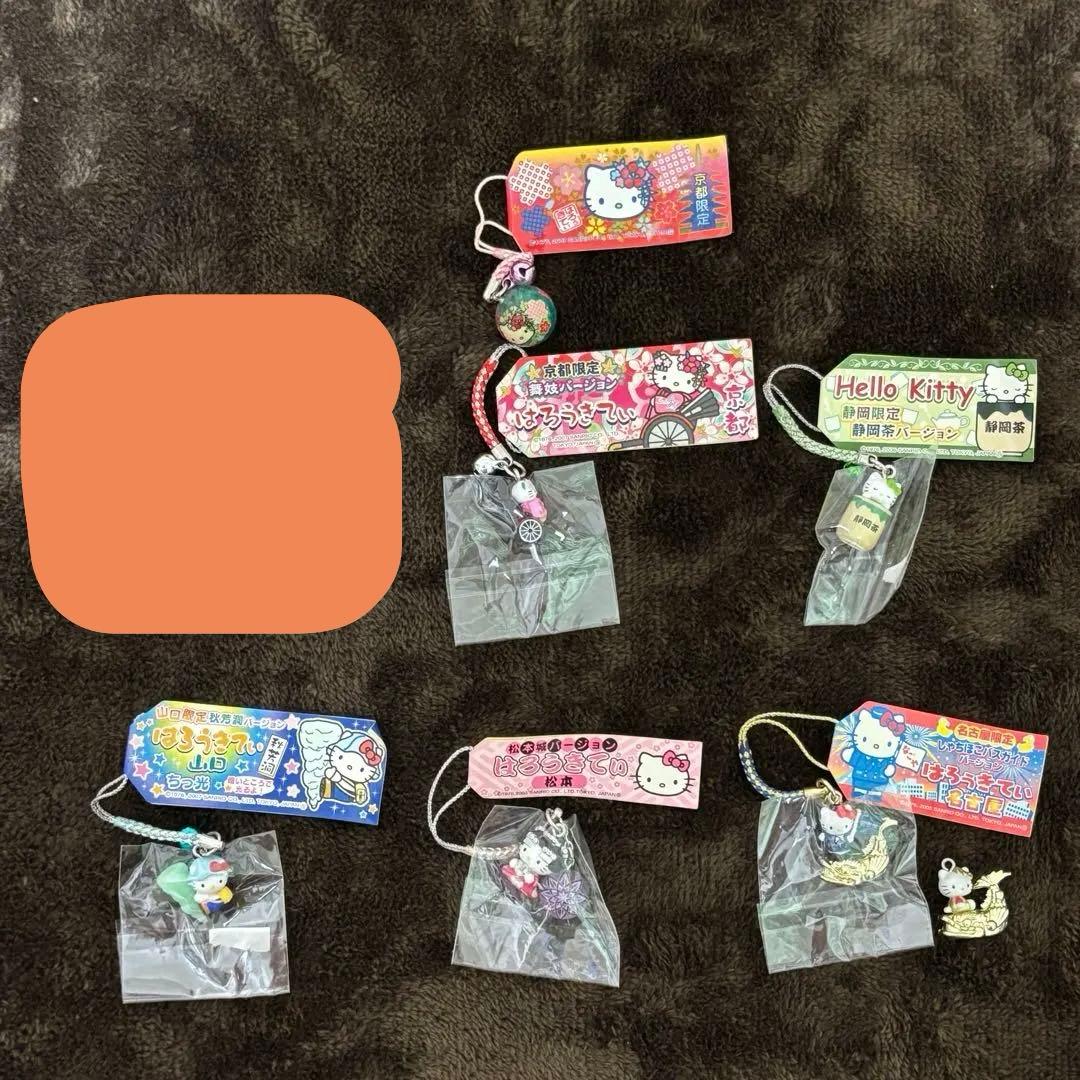 ご当地キティ ストラップ 38点セット