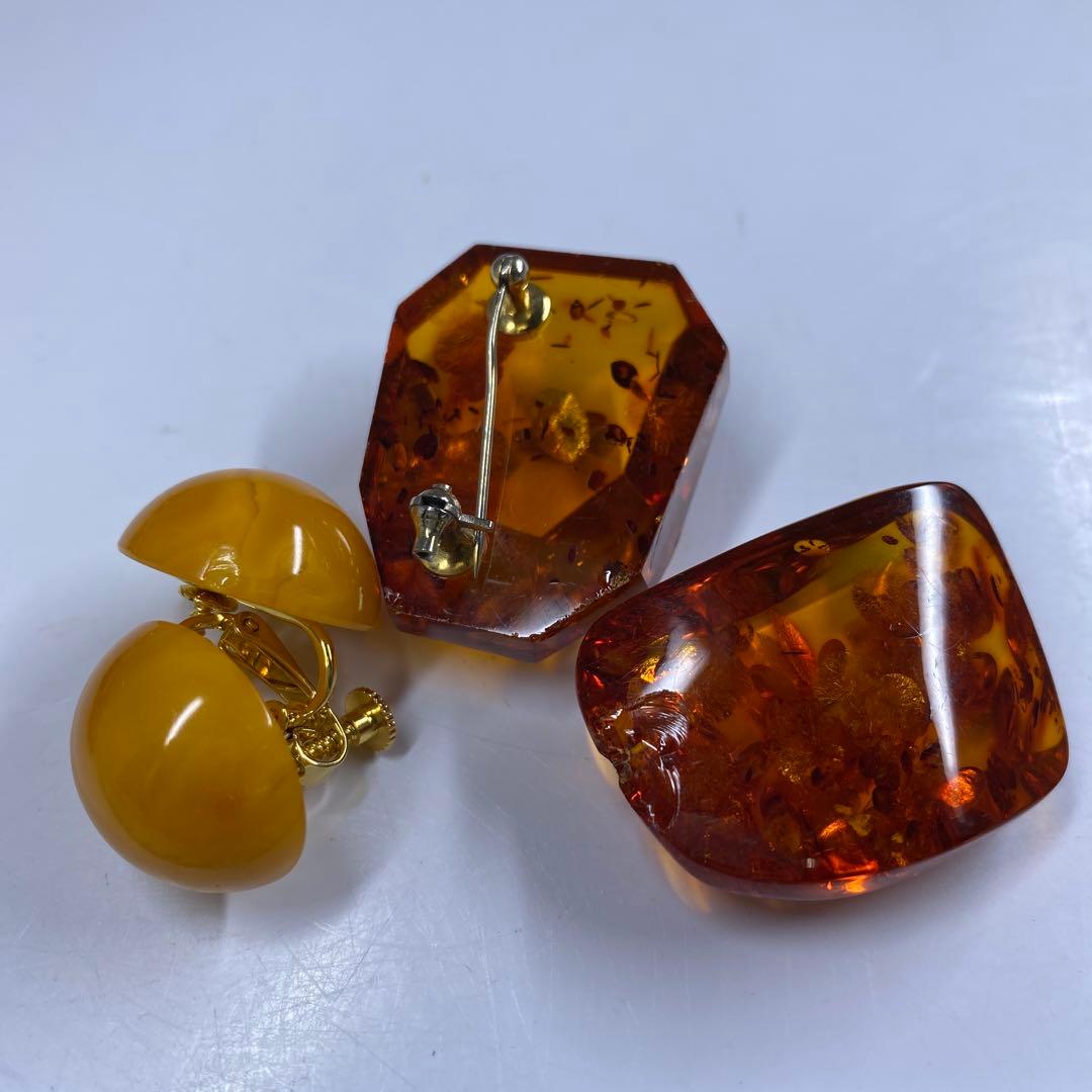 本琥珀　アクセサリー色々66g 東Y7-0317☆2Fタサチ