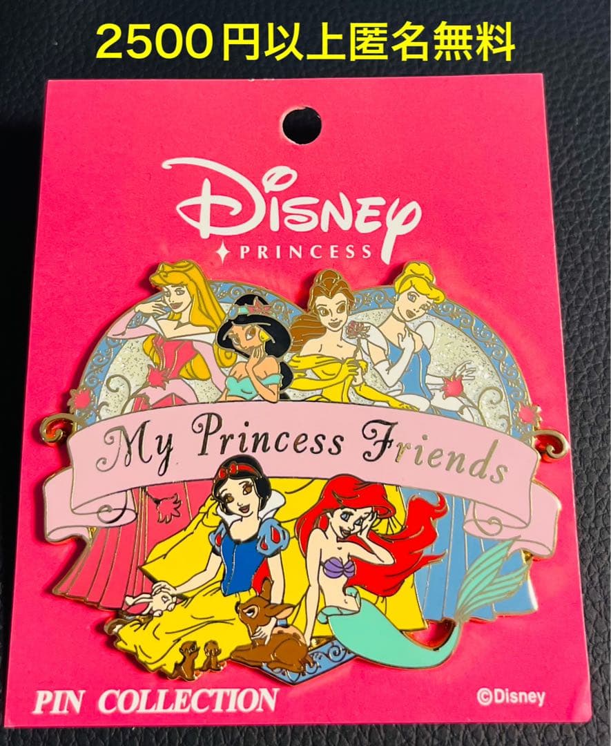 3312日本ディズニーパルズ特大ピン2003オールプリンセスハート限定1000個