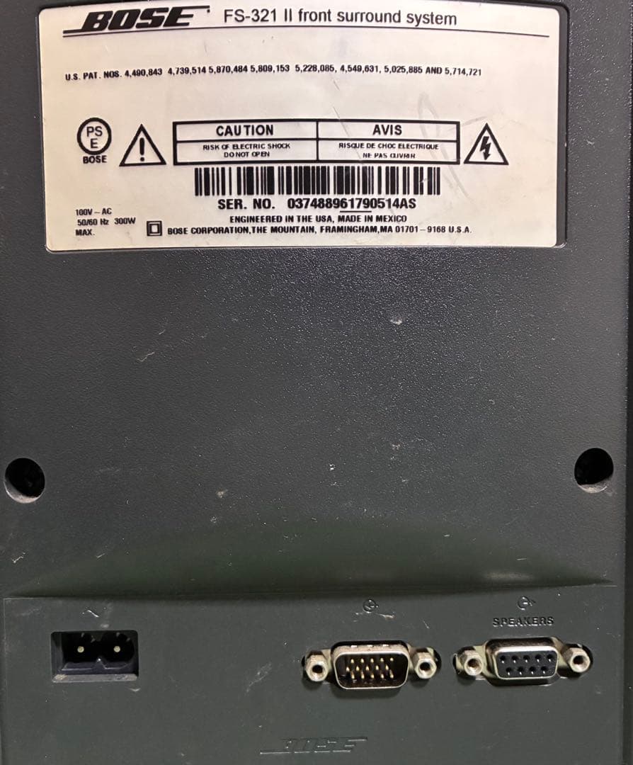 Bose BOSEボーズサラウンドスピーカーセット　 FS-321 Il