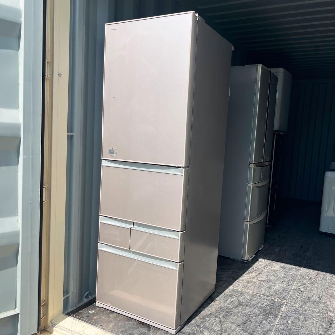 127取付無料！東芝ベジータ エディオン限定モデル タッチパネル付き5ドア冷蔵庫