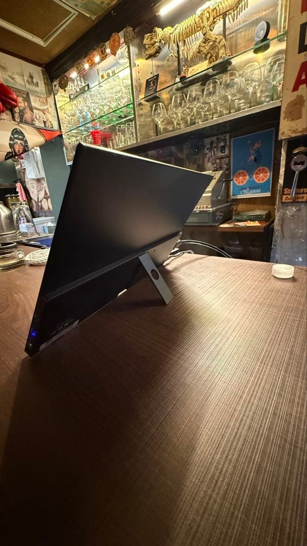 ポータブル4Kモニター HDMI mini変換アダプター付