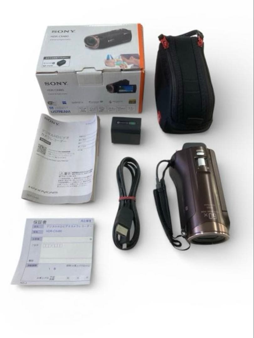 【美品】SONY HD HDR-CX480 ビデオカメラ　動作確認済