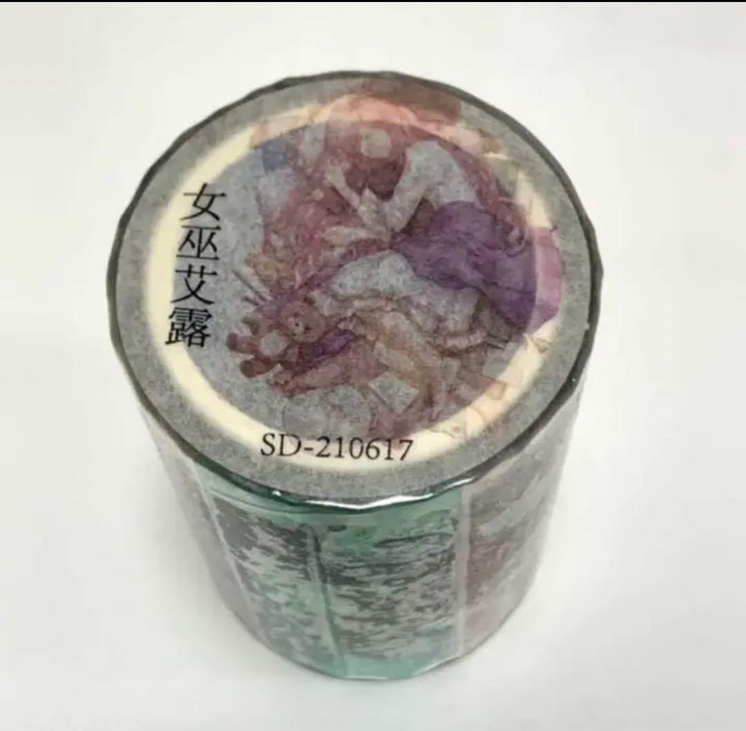 M619.三渡文創 女巫艾露 マスキングテープ PET
