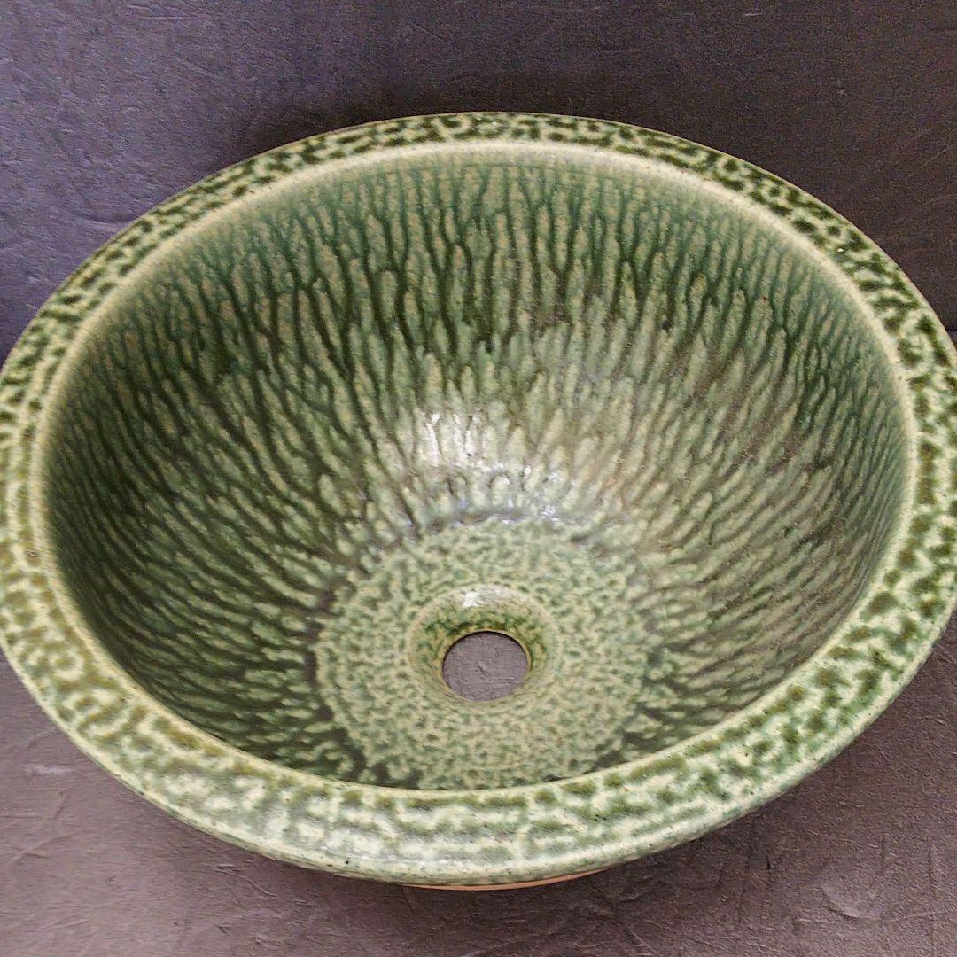 手洗い洗面器受け台信楽焼