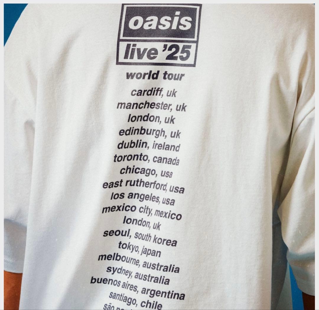 oasis Tシャツ Photo 【UKデザイン】 White オアシス