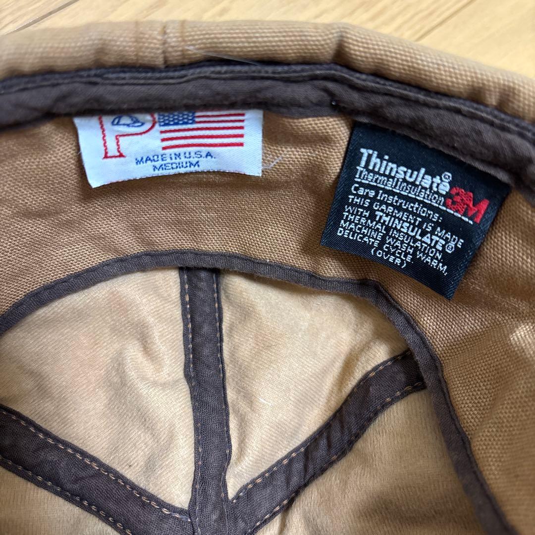 80s ディッキーズ チビタグ USA製 ダック地 キャップ Mサイズ