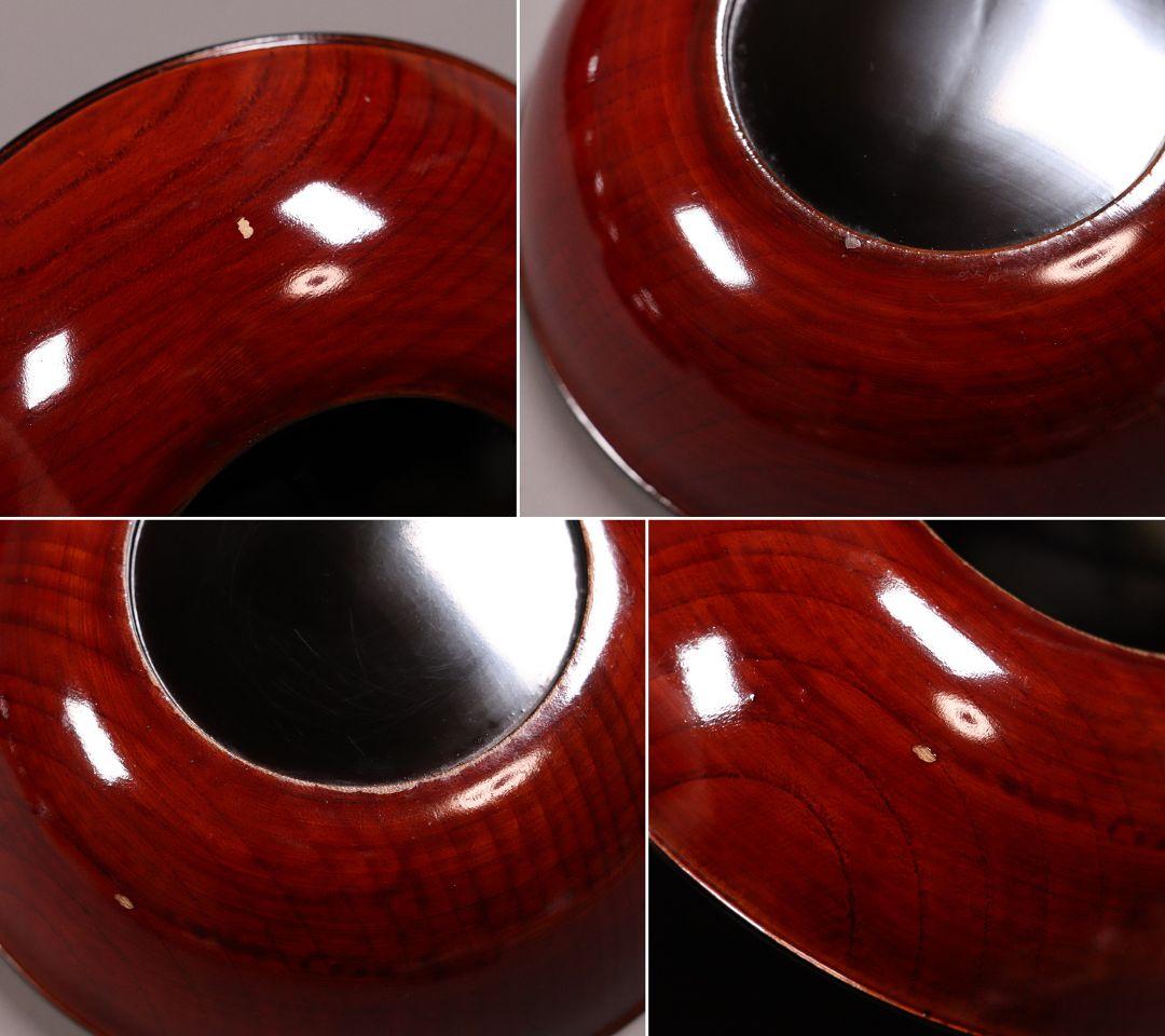 漆芸 輪島塗 松蒔絵 木皿 二十客 欅地 木地溜塗 黒塗 金蒔絵 【MA359】