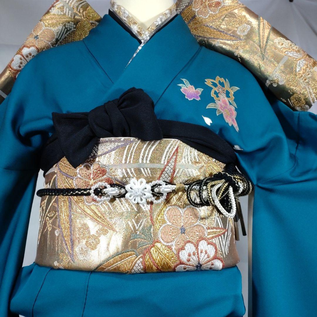 p　着物　振袖フルセット　振袖　作家物　落款有　金彩　銀彩　成人式　卒業式