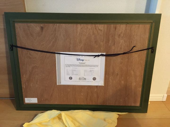 ディズニー 絵画 ピノキオ「ザ・ウィッシング・スター」作品証明書 限定50部