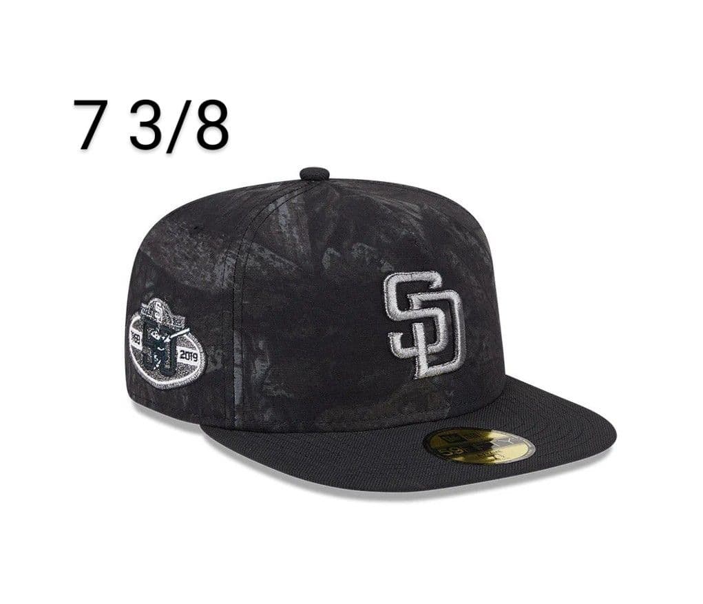 ニューエラ59fifty パドレス リアルツリーカモ ブラック 7 3/8