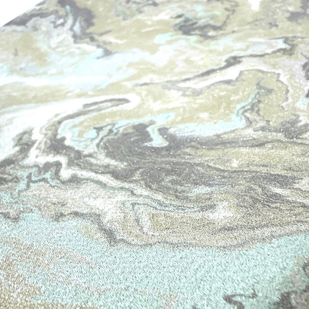 専用帯4755 ●高級 正絹 全通 袋帯 墨流し