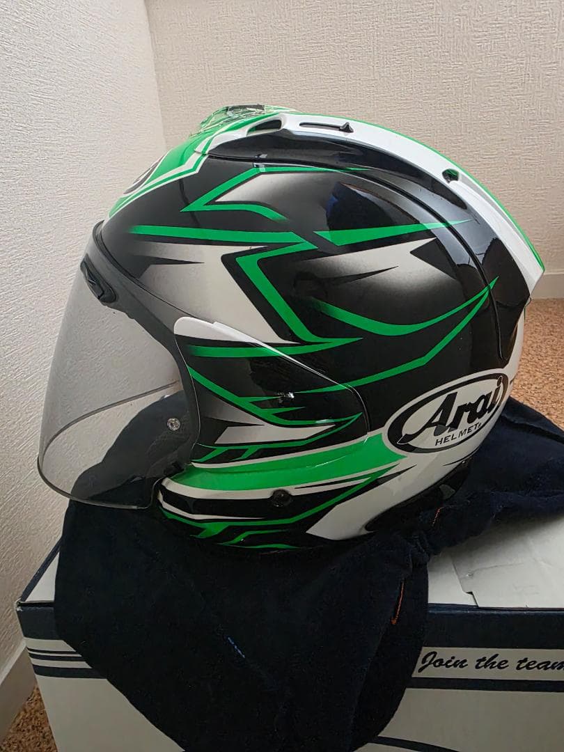 Arai VZ-RAM ゴーストグリーン XL 綺麗