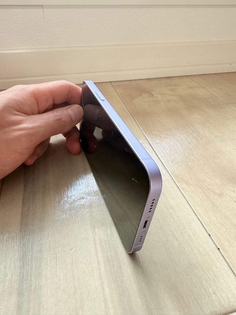 iPhone 12 パープル 64GB 本体+箱+充電ケーブル+説明書