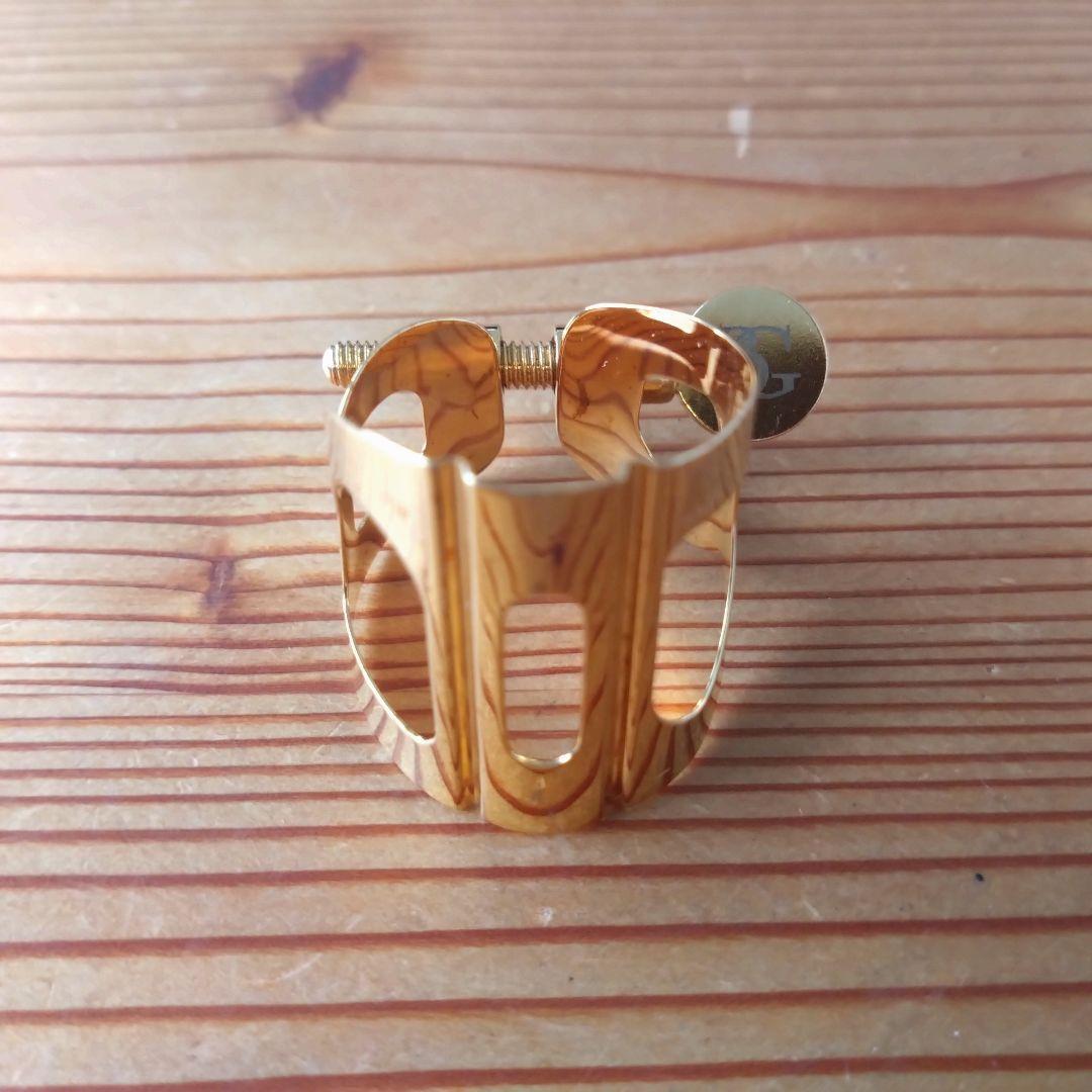 【美品】BG L11 ALTO Saxリガチャー ゴールド／値下済