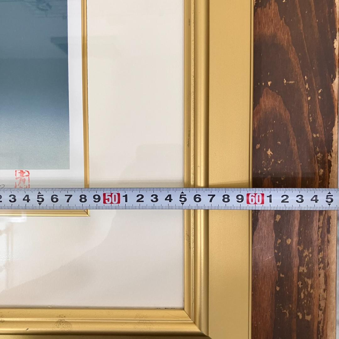 東郷青児　シルクスクリーン 紫陽花　179/200