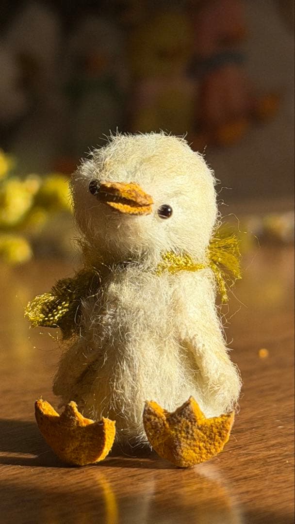 moriのえほん様　小さいアヒル　ぬいぐるみ　ミニチュア　ハンドメイド