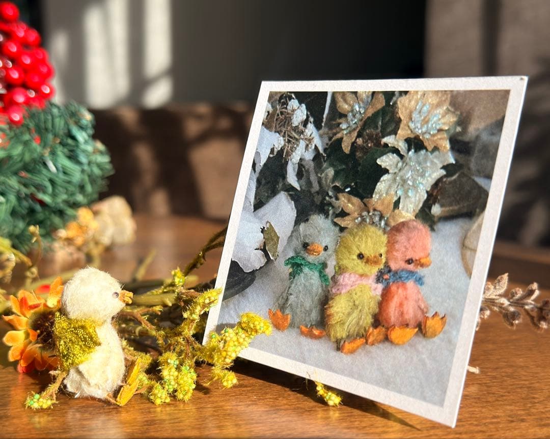 moriのえほん様　小さいアヒル　ぬいぐるみ　ミニチュア　ハンドメイド